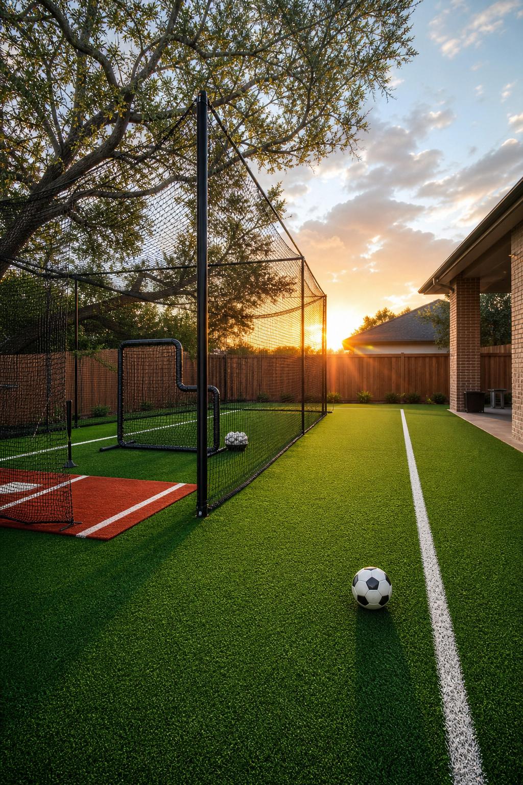 Sports Turf install in Plano, TX
