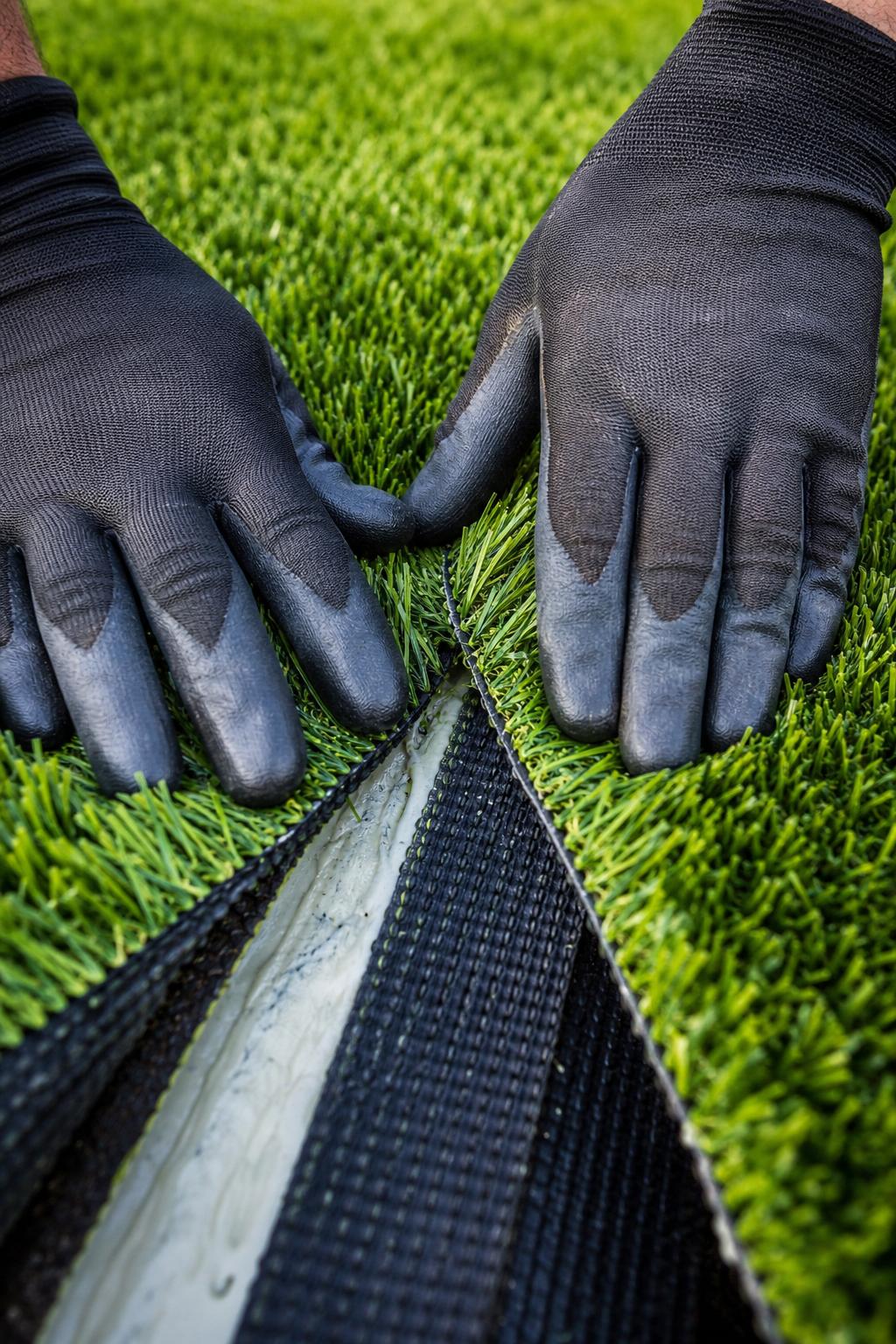 Turf Repair install in Plano, TX